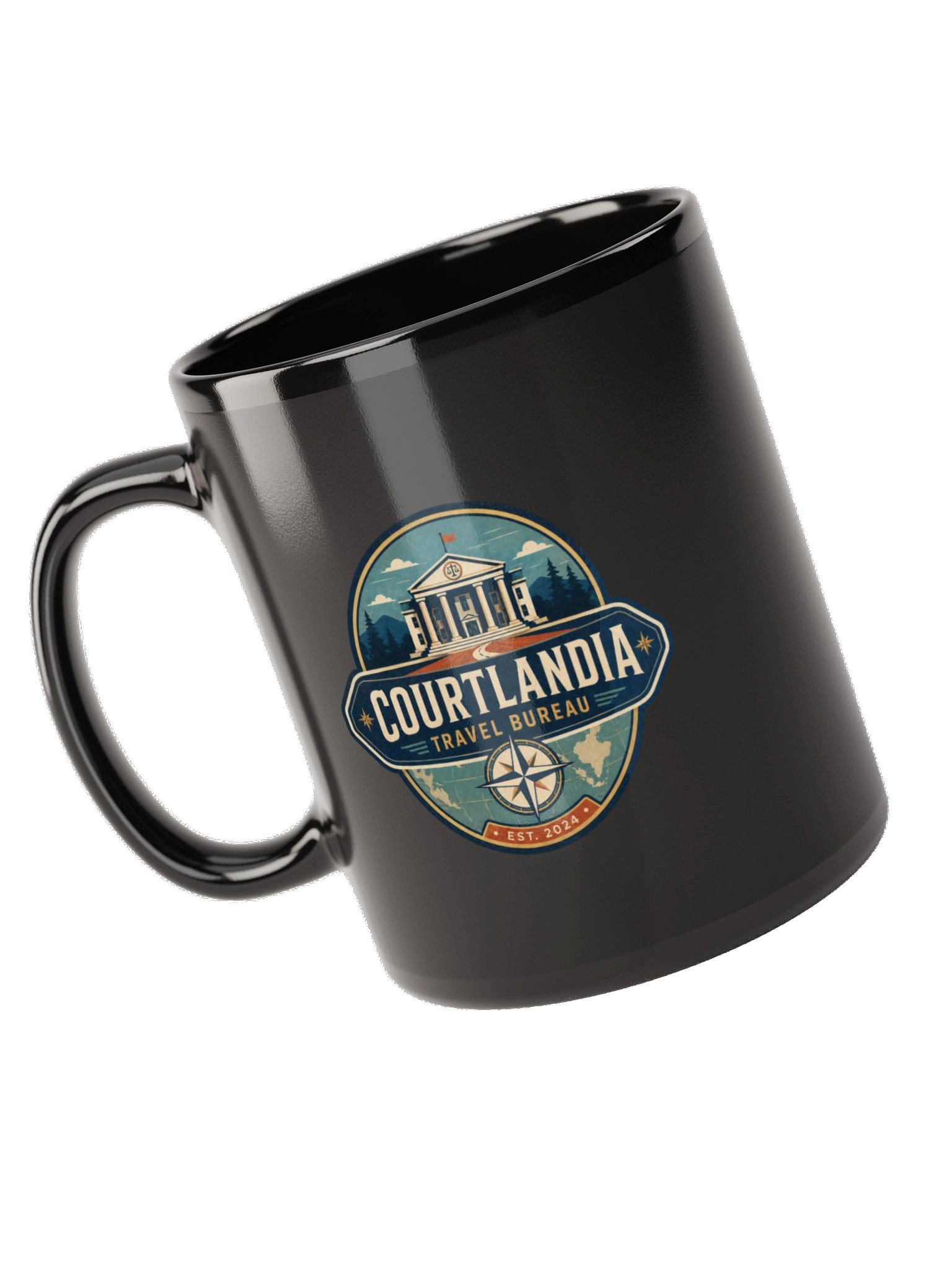 Courtlandia Travel Bureau Coffee Mug product image (1)