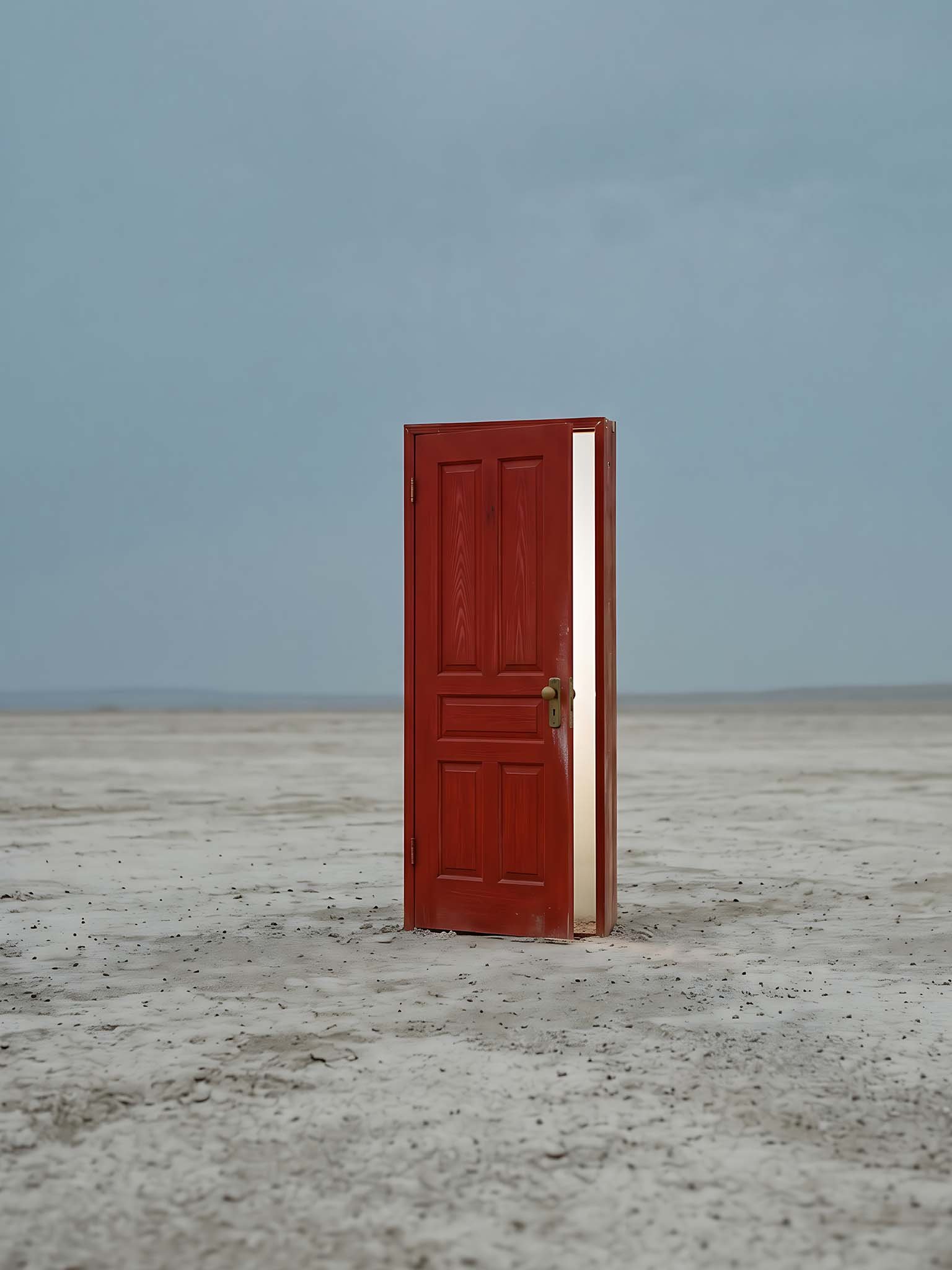 The Red Door - Surreal Minimalist Wall Art product image (76)