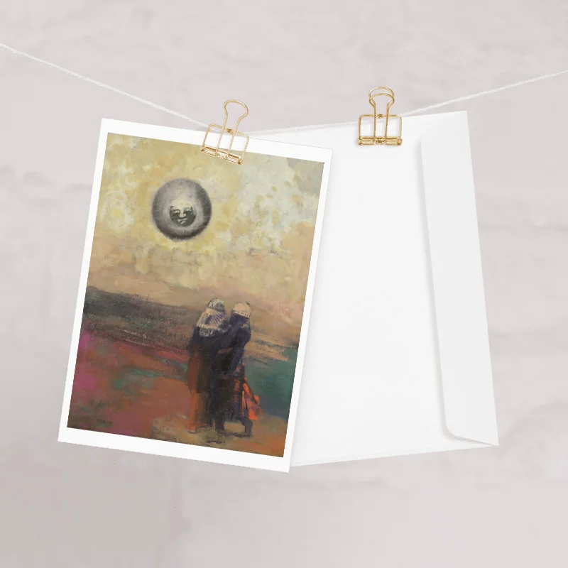 Odilon Redon - Soleil Noir - Blank Card product image (3)
