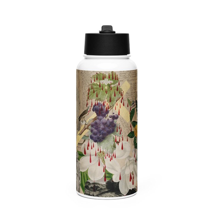 Victorian Blood Book. 32oz. Stainless Steel Water Bottle product image (1)