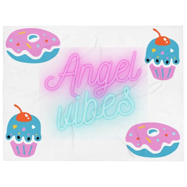 Angel Vibes Throw Blanket product image (1)