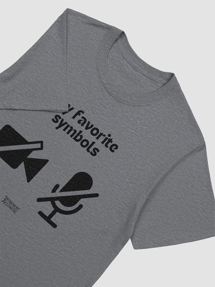 Favorite Symbols Comfort T-Shirt product image (2)