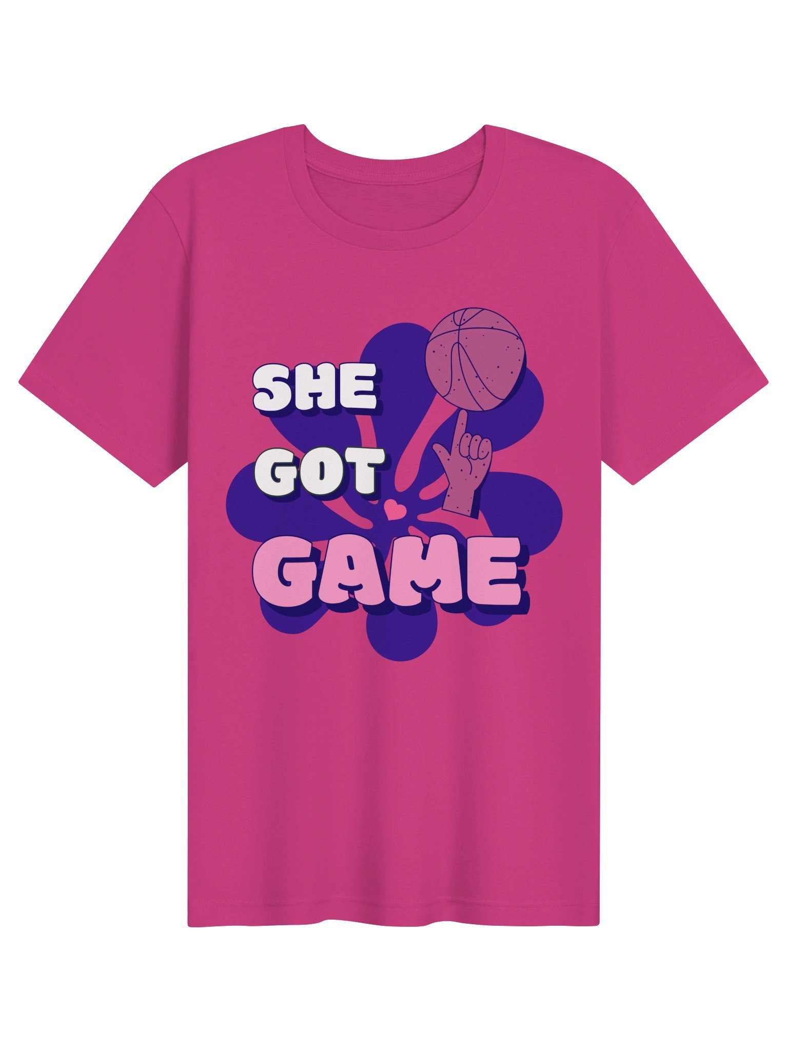 She Got Game Basketball Tee product image (5)