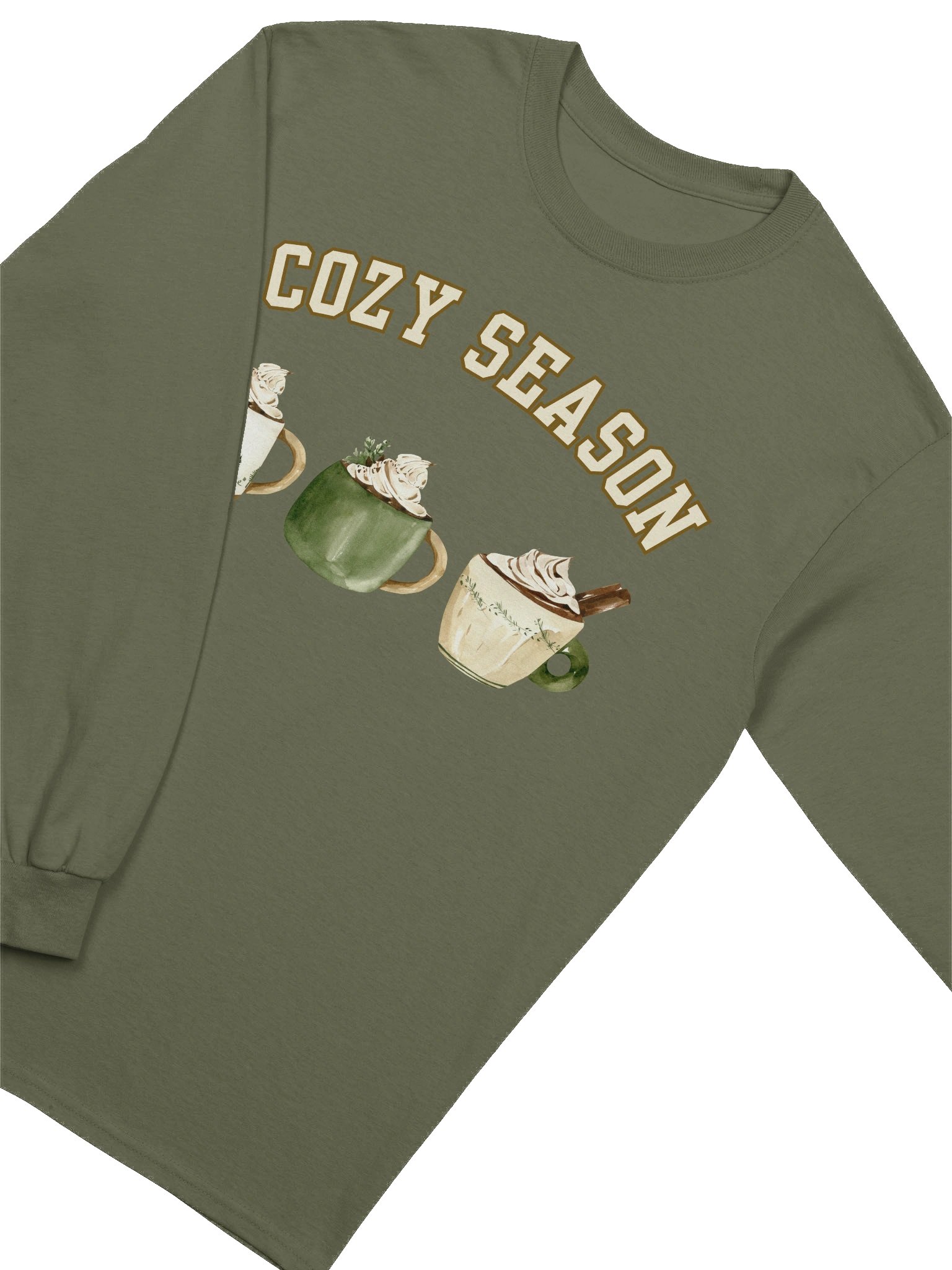 Cozy Season Mugs Long Sleeve Tee product image (3)
