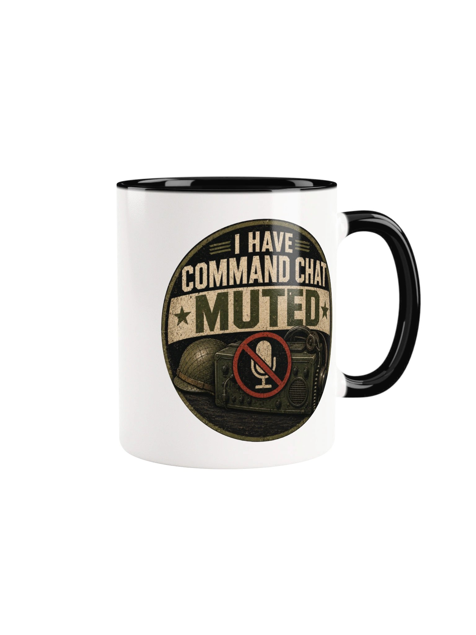 I Have Command Chat Muted – Squad Leader Gaming Mug product image (1)