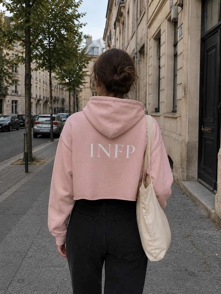 INFP Women’s Crop Hoodie – The Mediator | 77Scenarios product image (1)