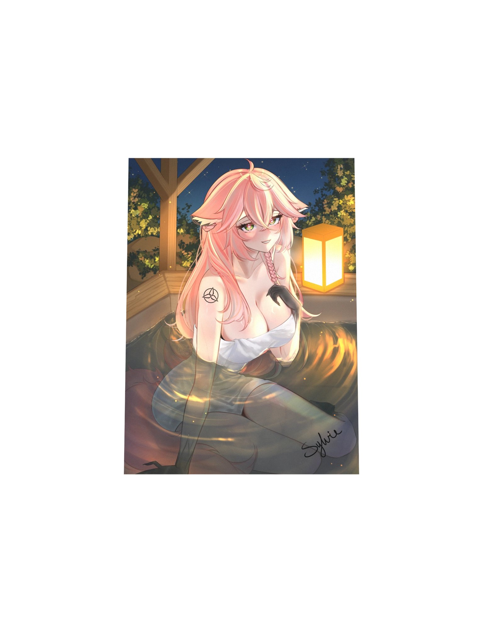 SIGNED ONSEN VISIT POSTER product image (4)