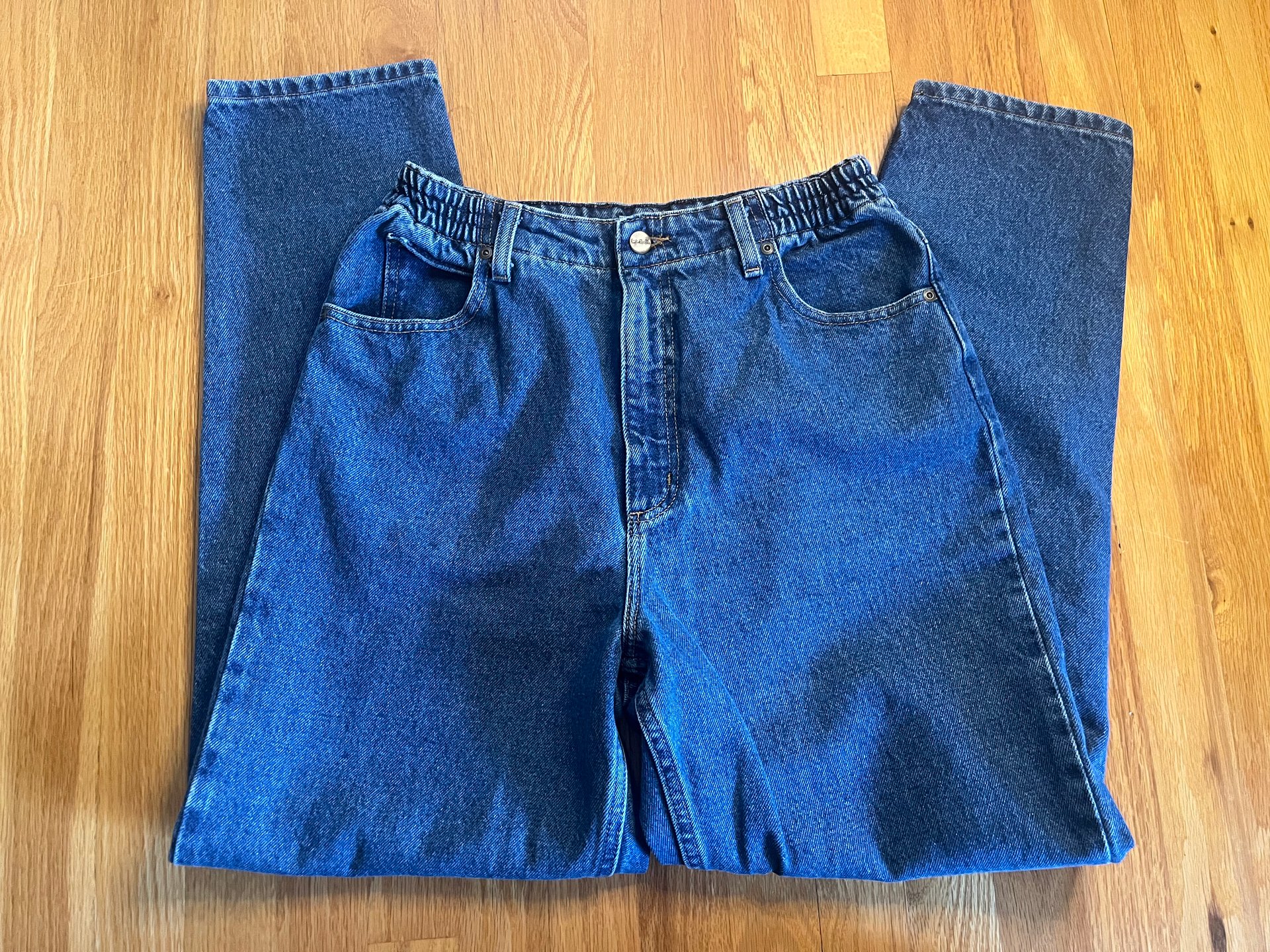 Asymmetrical Swirls Jeans / Size 10 product image (3)
