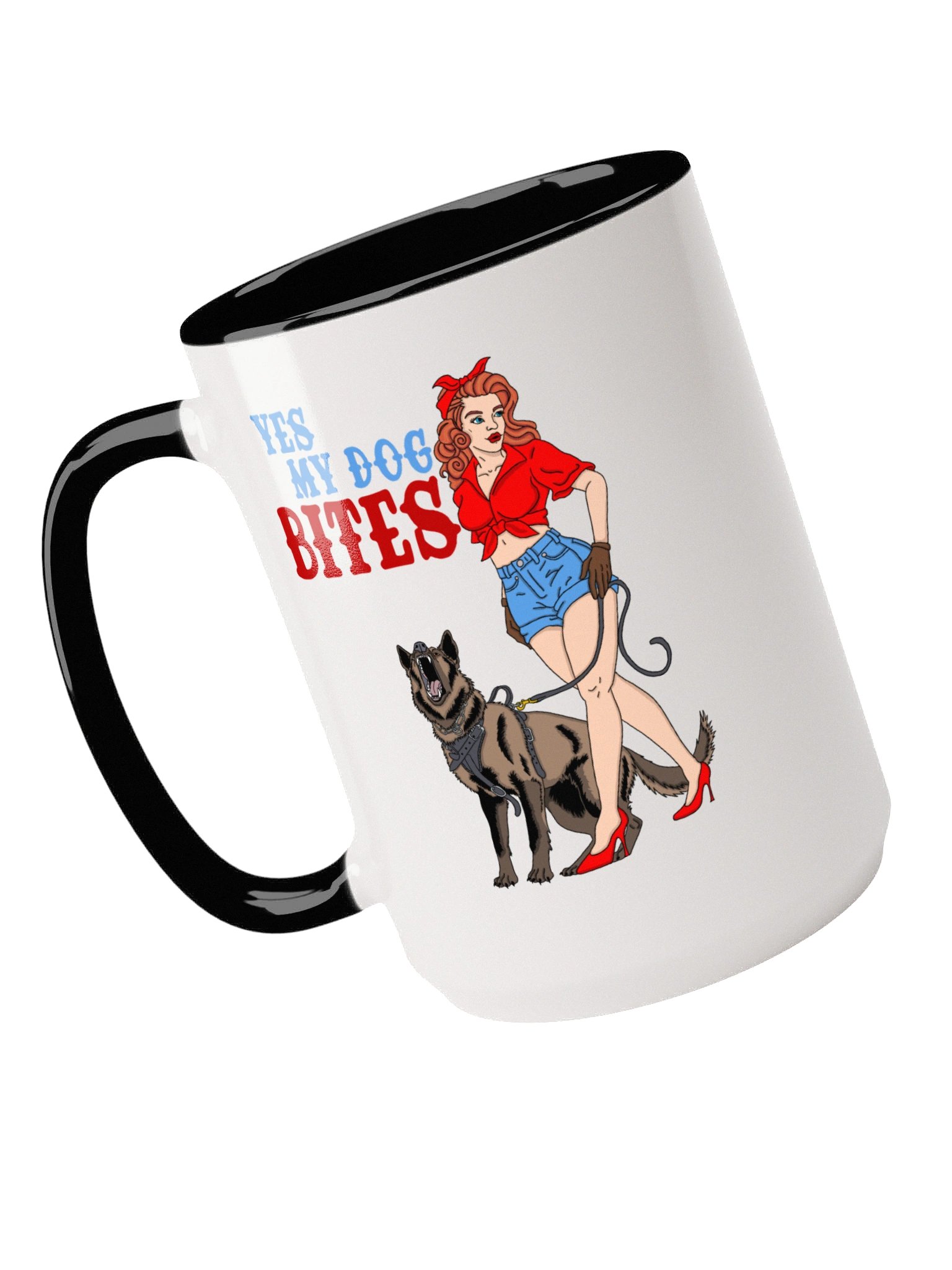 Yes My Dog Bites - 15oz Ceramic Mug product image (4)