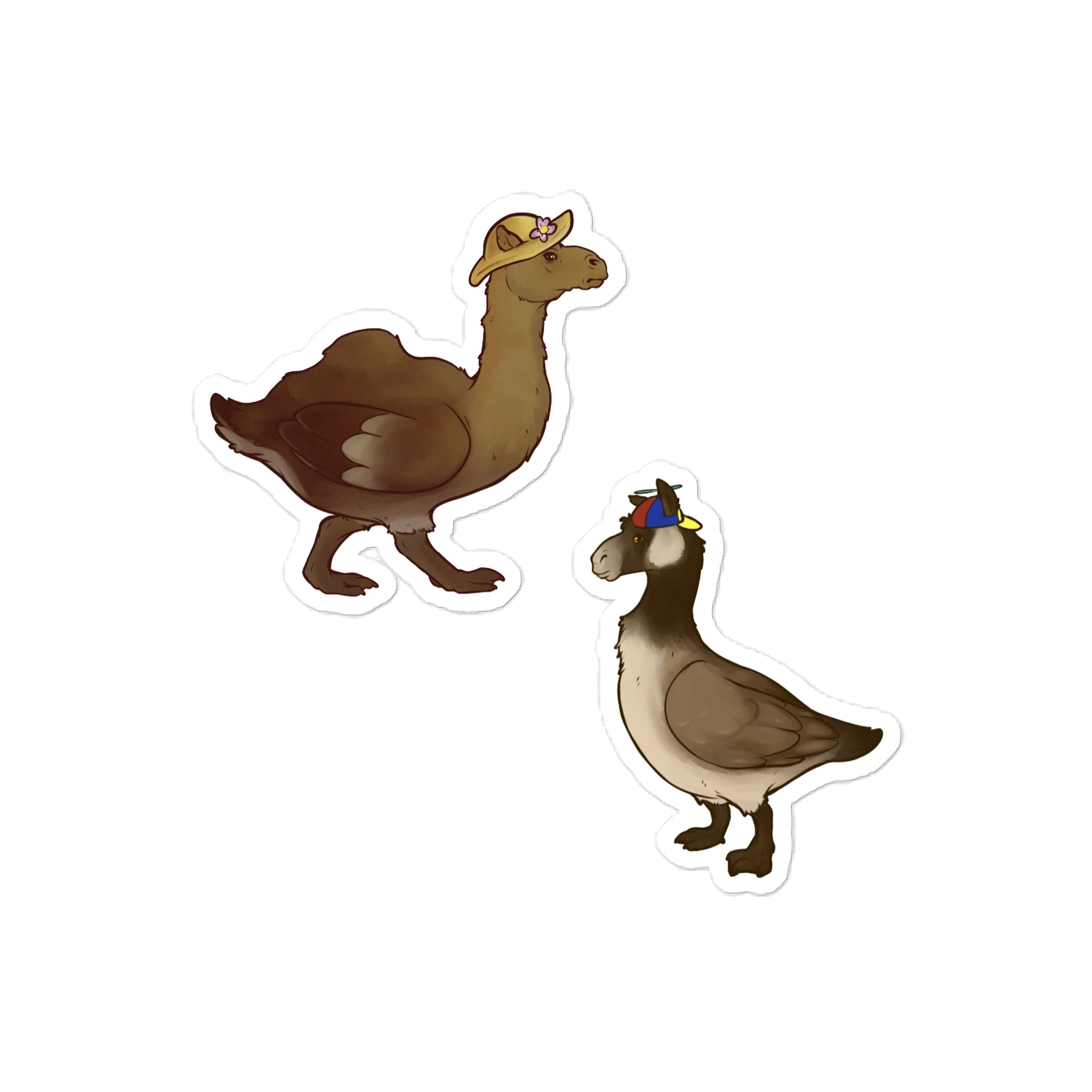 Perfectly Normal Animals in Hats - Stickers product image (1)