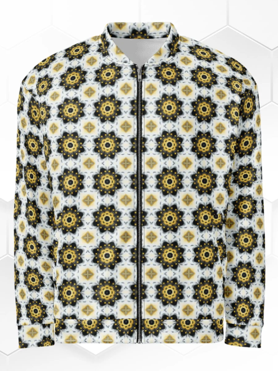 Kaleidoscope Pattern Bomber Jacket product image (1)