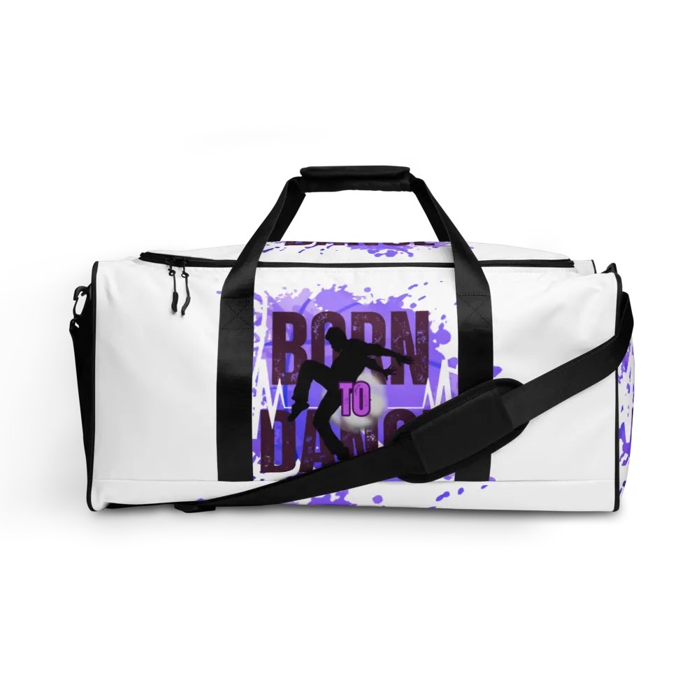 Born to Dance His Silhouette All-Over Duffle Bag product image (8)