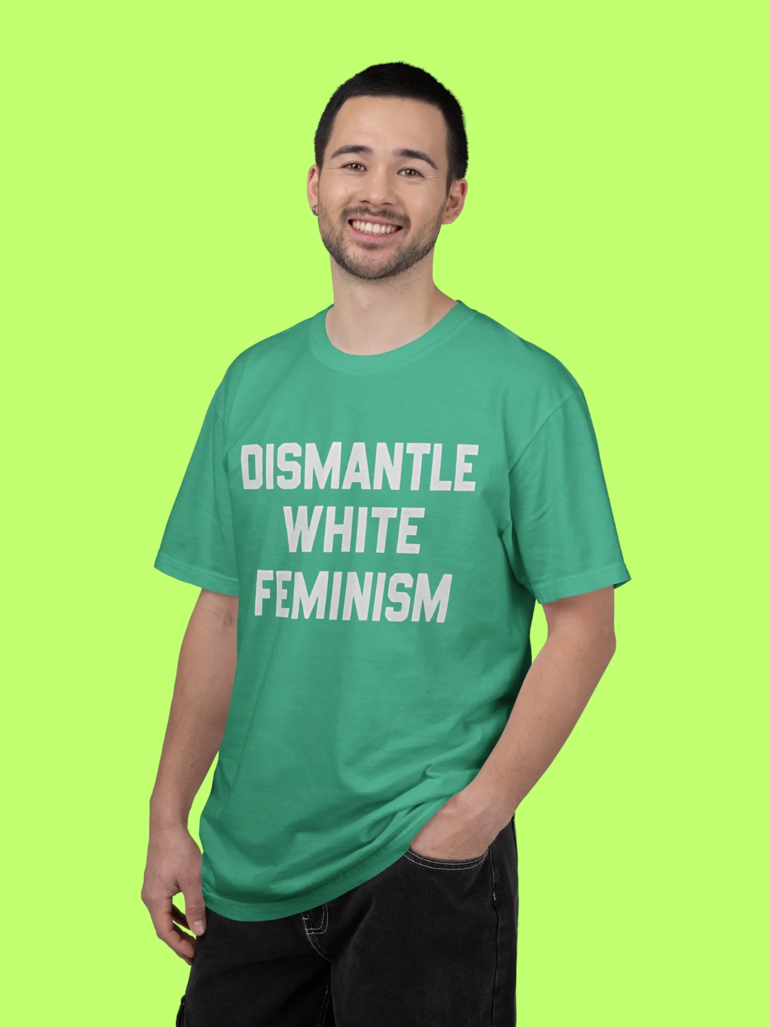 Dismantle White Feminism Shirt product image (151)
