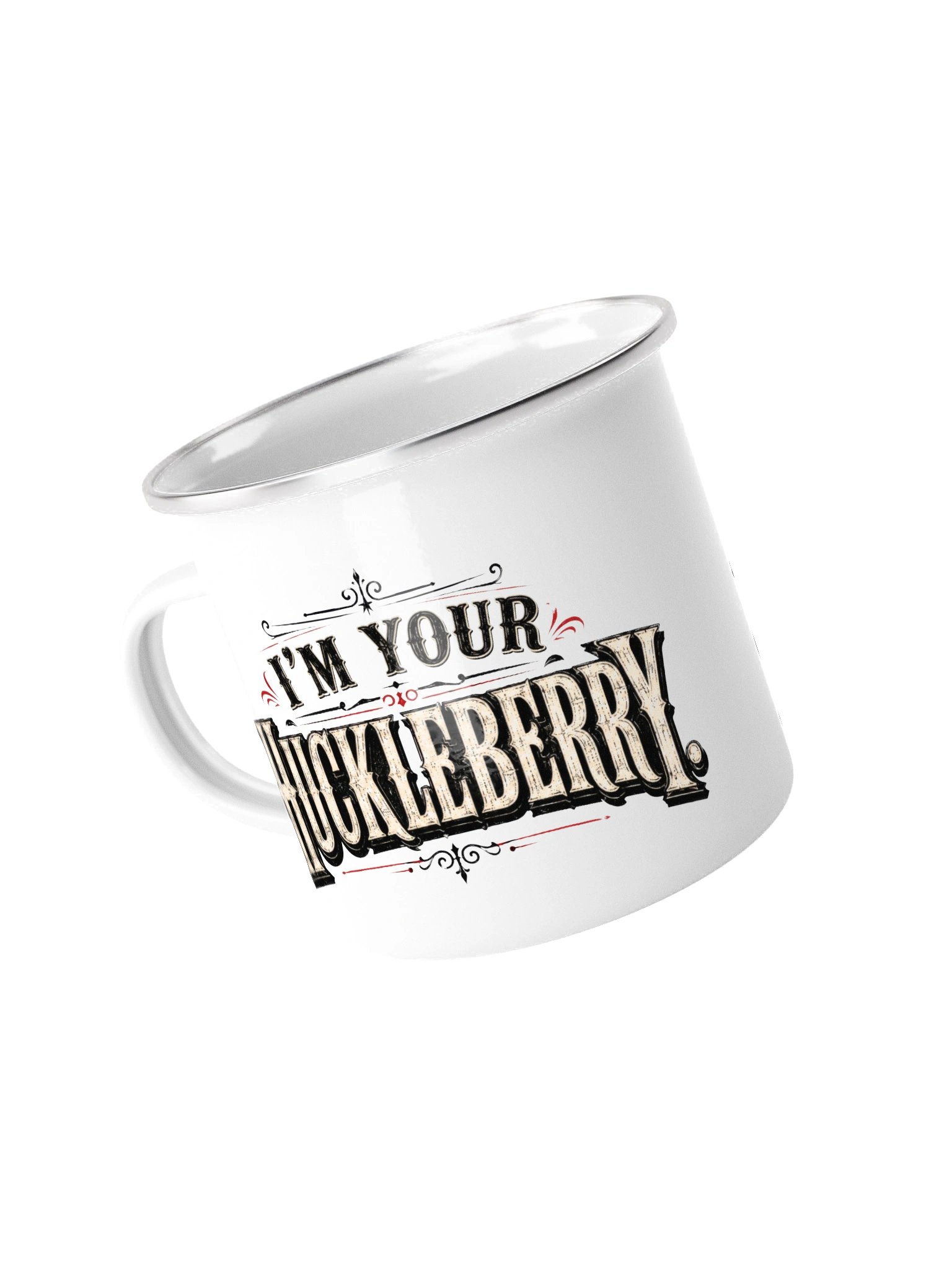 I’m Your Huckleberry Enamel Mug product image (1)