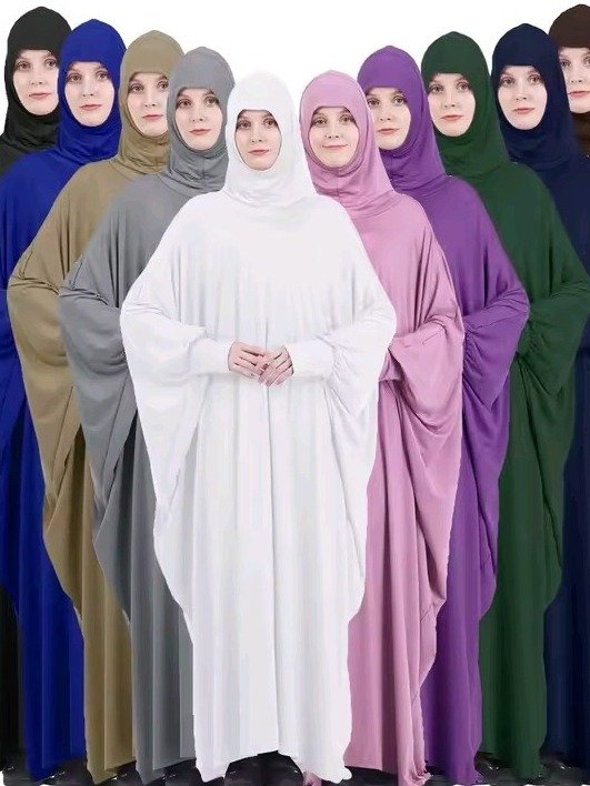 Prayer/ Ramadan/Eid Abaya Modest female Muslimat Hijab Dress Turkey Dubai Kaftan Islamic Clothing For Muslim  Women Maxi Robe Caftan Vestidos. product image (7)