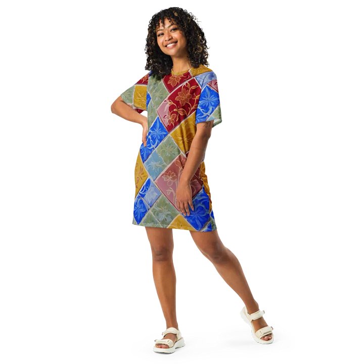 Marble Majesty T Shirt Dress product image (1)