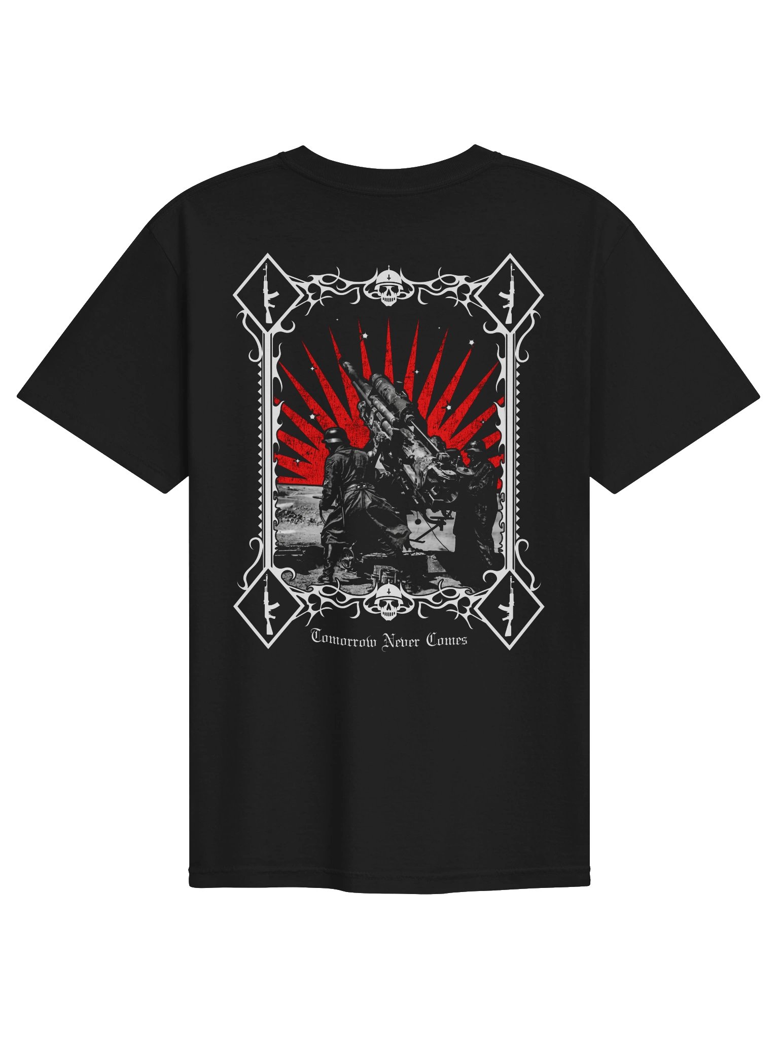 TOMORROW NEVER COMES TSHIRT BACKPRINT product image (2)