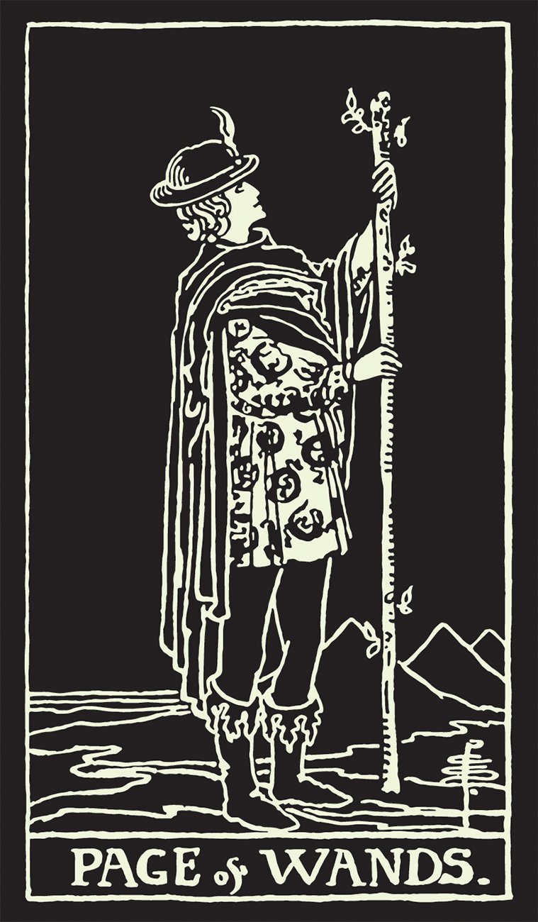 The Glow in The Dark Tarot Deck aka "The Goth Deck" product image (3)