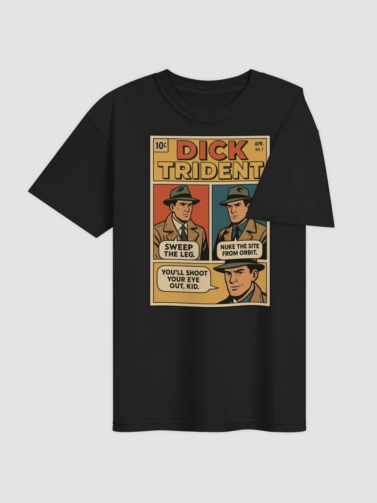 Dick Trident Lessons of the 80s Color T-Shirt (DTG) product image (4)
