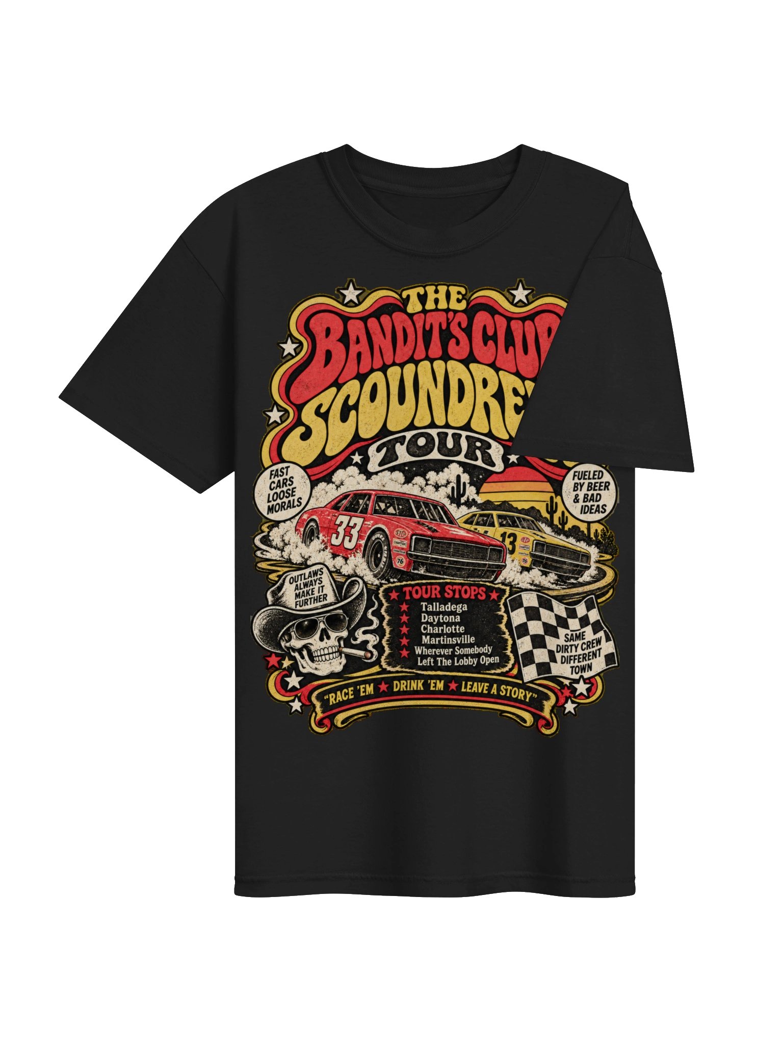 Bandits Racing Club — Scoundrels Tour Tee product image (4)