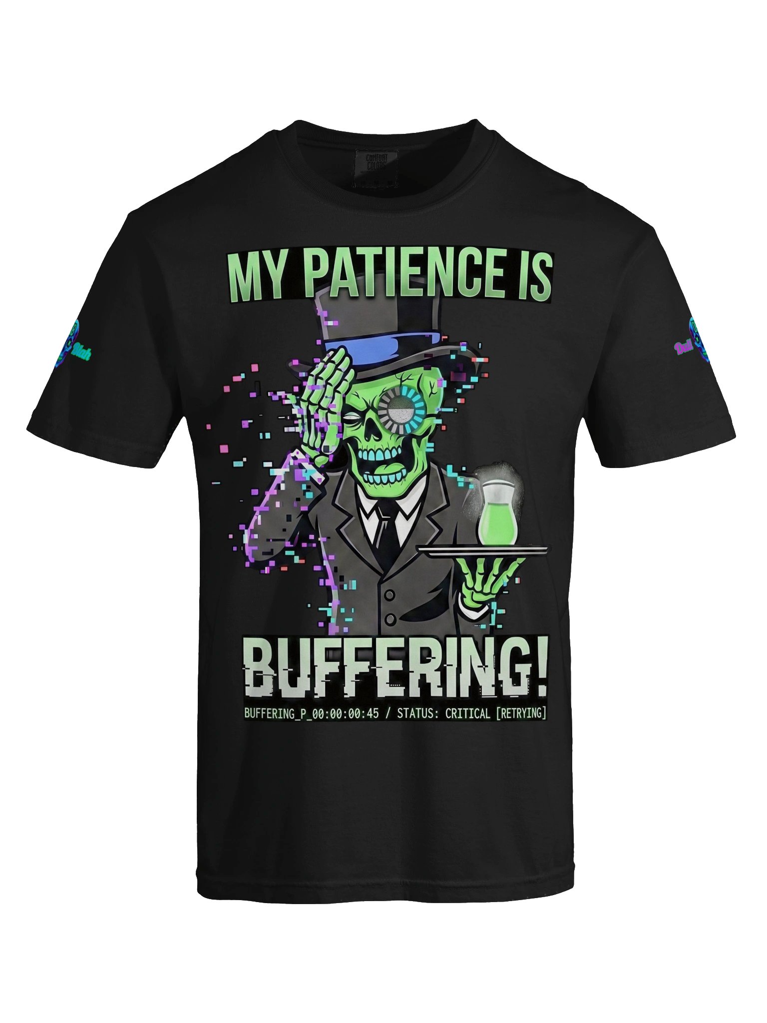 "Patience Is Buffering" Premium Graphic Tee product image (4)