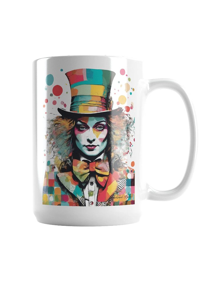Mad Hatter:Vibrant Collage Portrait : Elegance Mug product image (1)