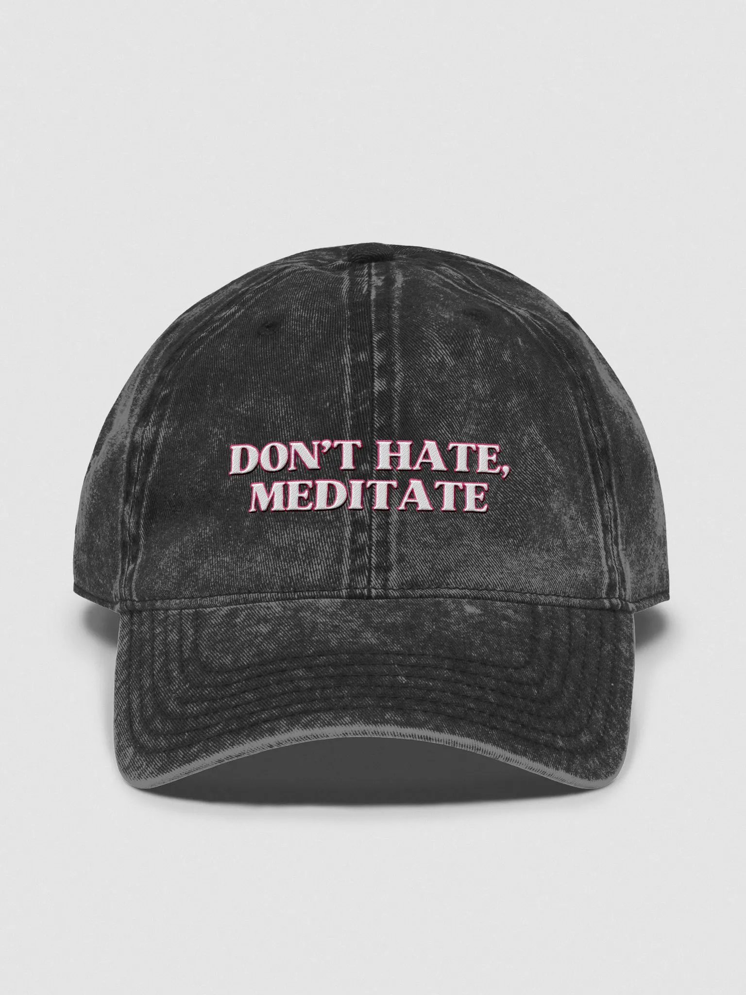 Don't Hate, Meditate Cap product image (1)