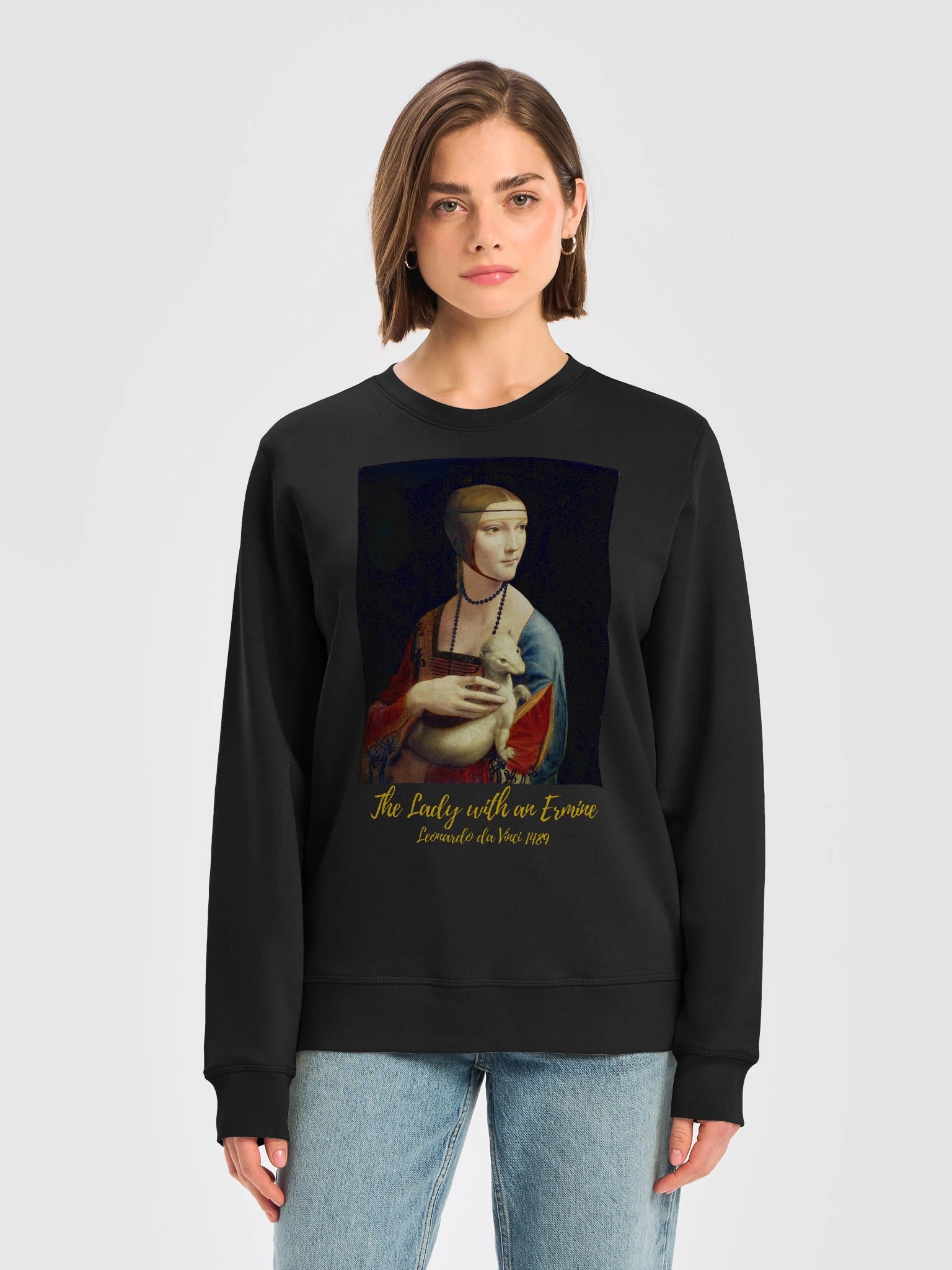Mother and Child — Klimt-Inspired Wearable Art Sweatshirt product image (21)