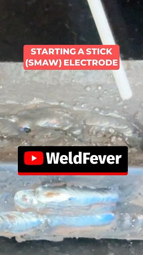 See the full version here: https://youtube.com/shorts/to_IpIis2mw Master Starting Up A Stick Welding Electrode!Learn the esse...