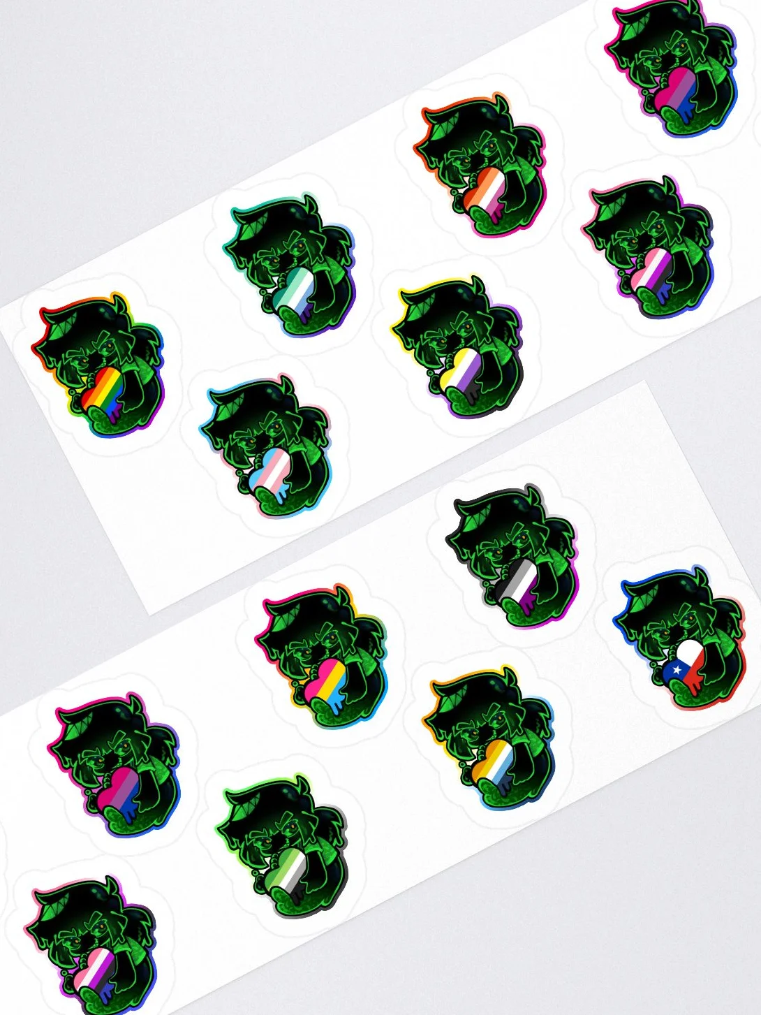 Toxic Pride Hearts Sticker Pack product image (2)