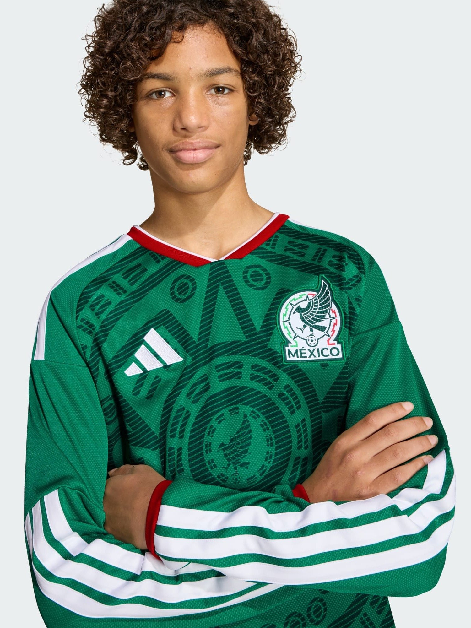 mexico soccer jersey Long Sleeve 2026 Home product image (7)