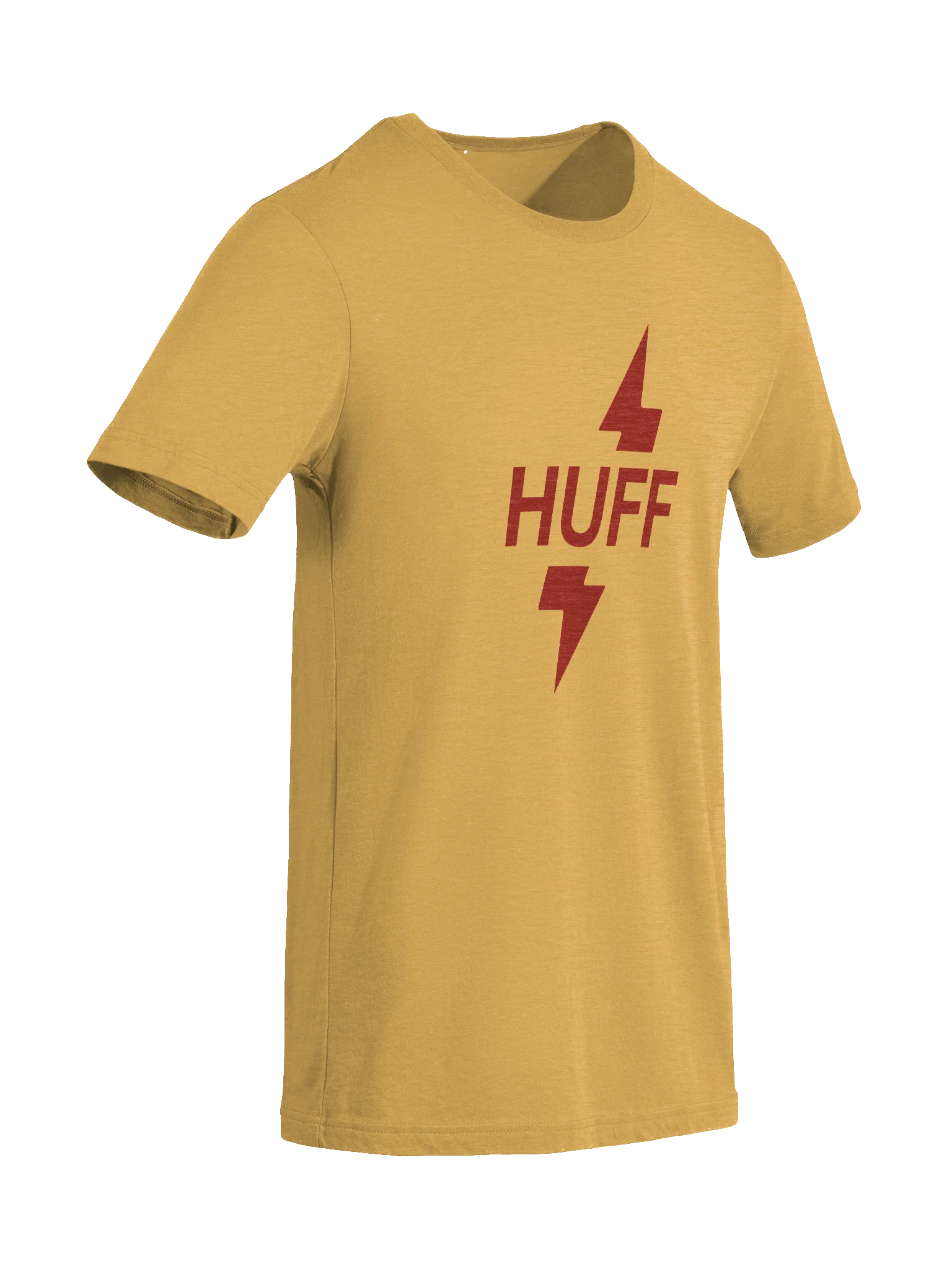 Huff Bolt Short Sleeve T-Shirt Yellow (Large Logo) product image (9)