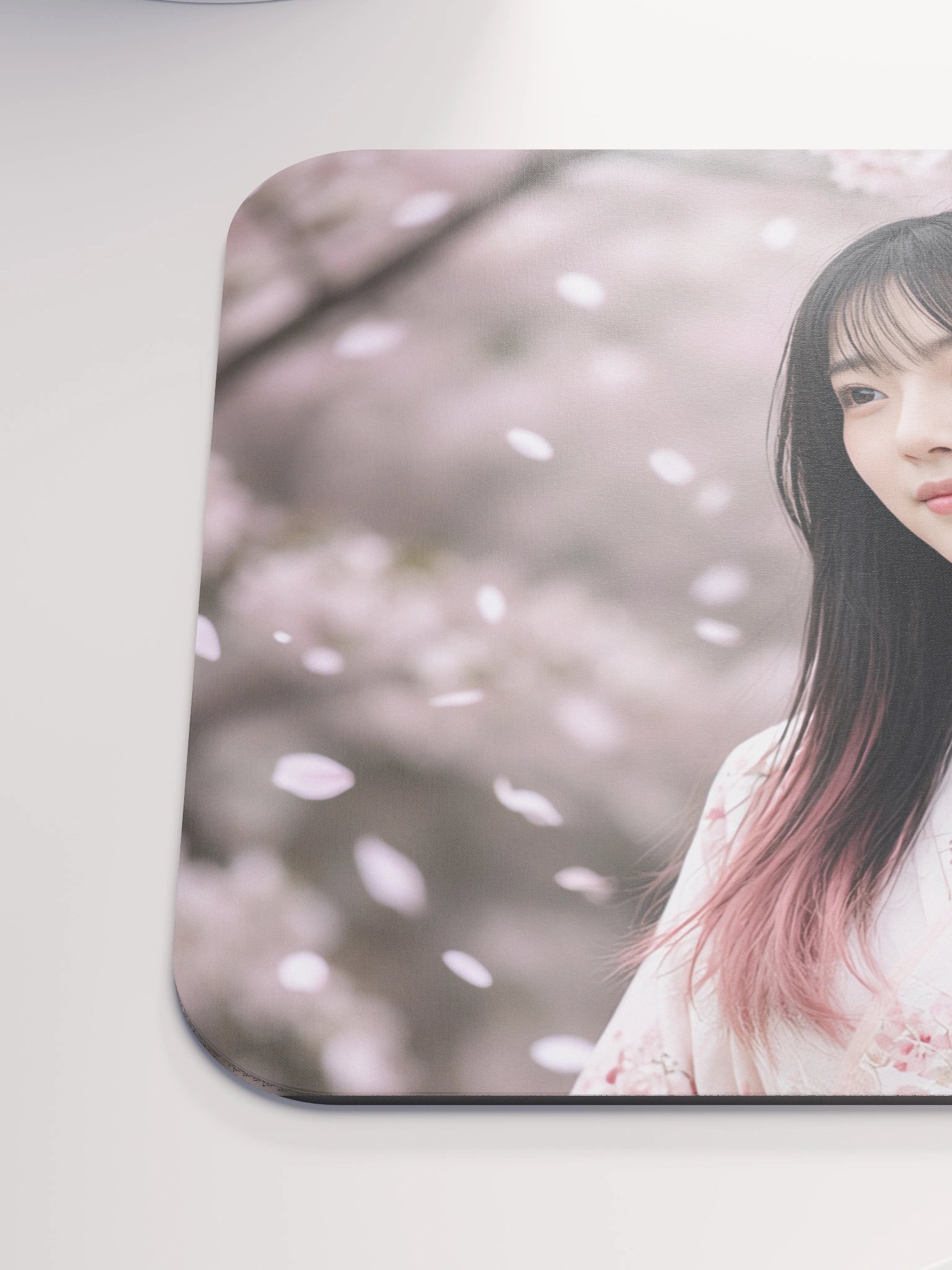 Sakura Blossom Japanese Garden Classic Mouse Pad | Aesthetic Floral Office & Gaming Mousepad product image (6)