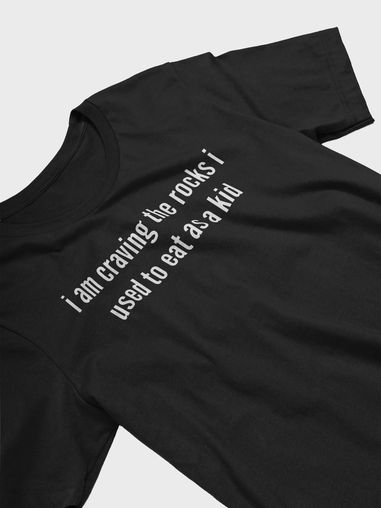 I am craving the eating rocks supersoft unisex t-shirt product image (4)
