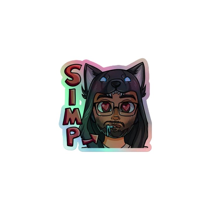 Simp Emote Sticker product image (1)