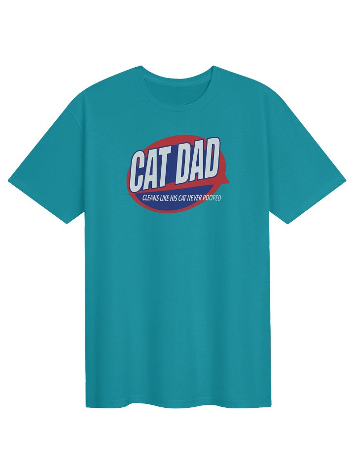 Cat Dad The Litter Box Cleaner - Unisex Adult Super Soft Lightweight T-shirt product image (3)