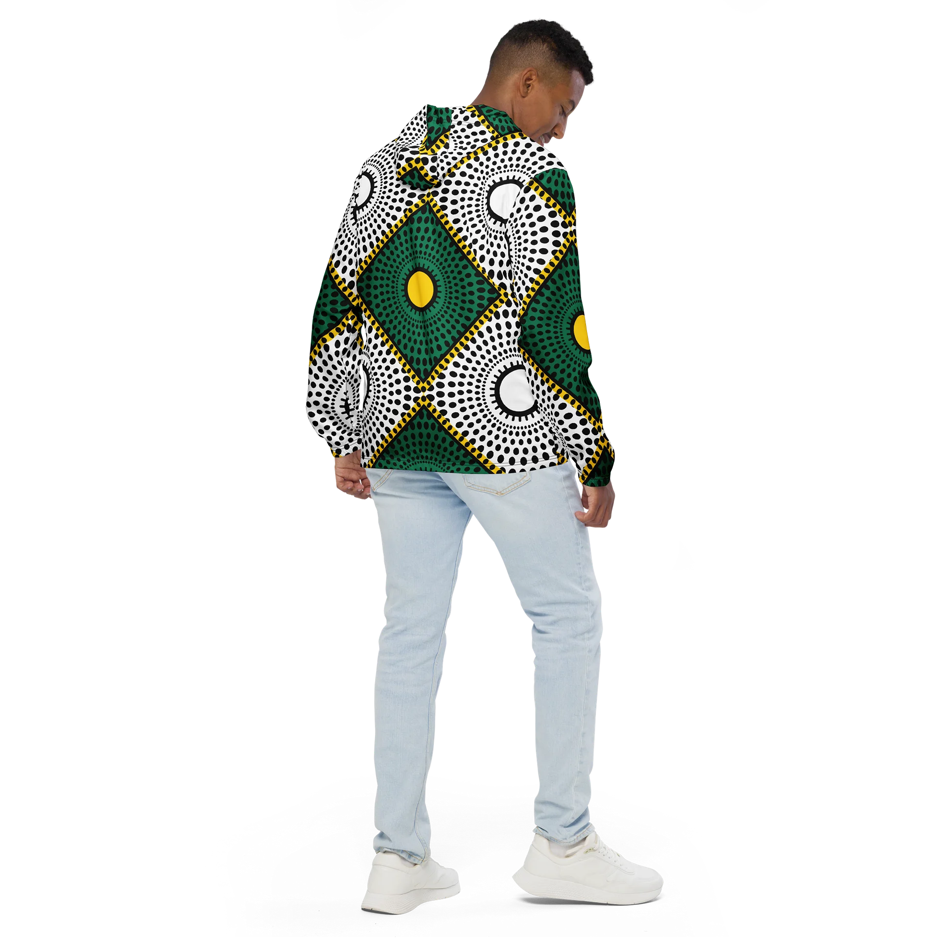 Diamond Print Windbreaker — Unisex product image (5)