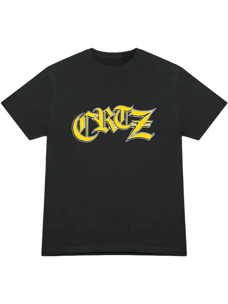 Corteiz Old English T-Shirt – Black product image (1)