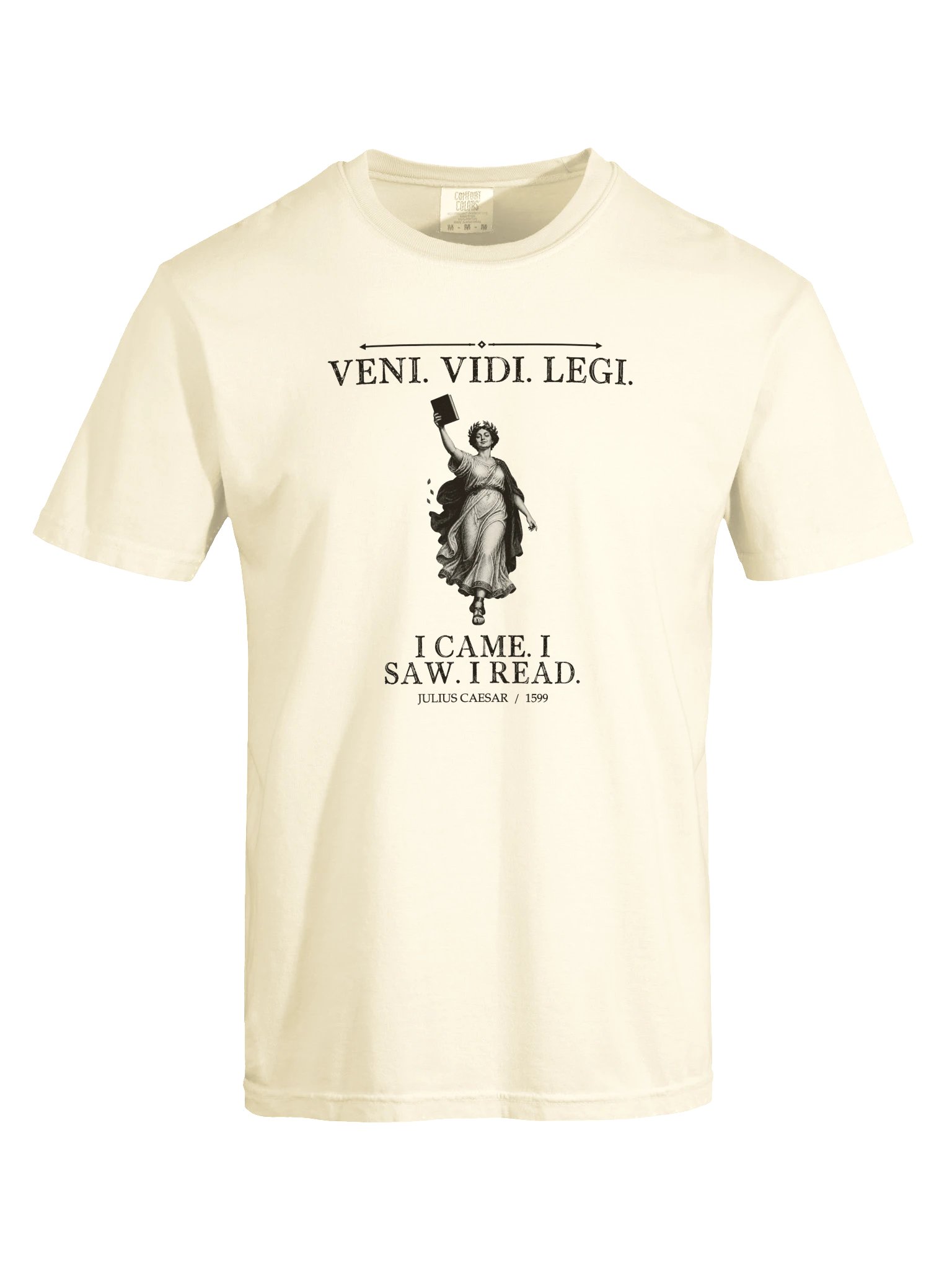 Veni Vidi Legi -- Julius Caesar Tee (Light) product image (17)