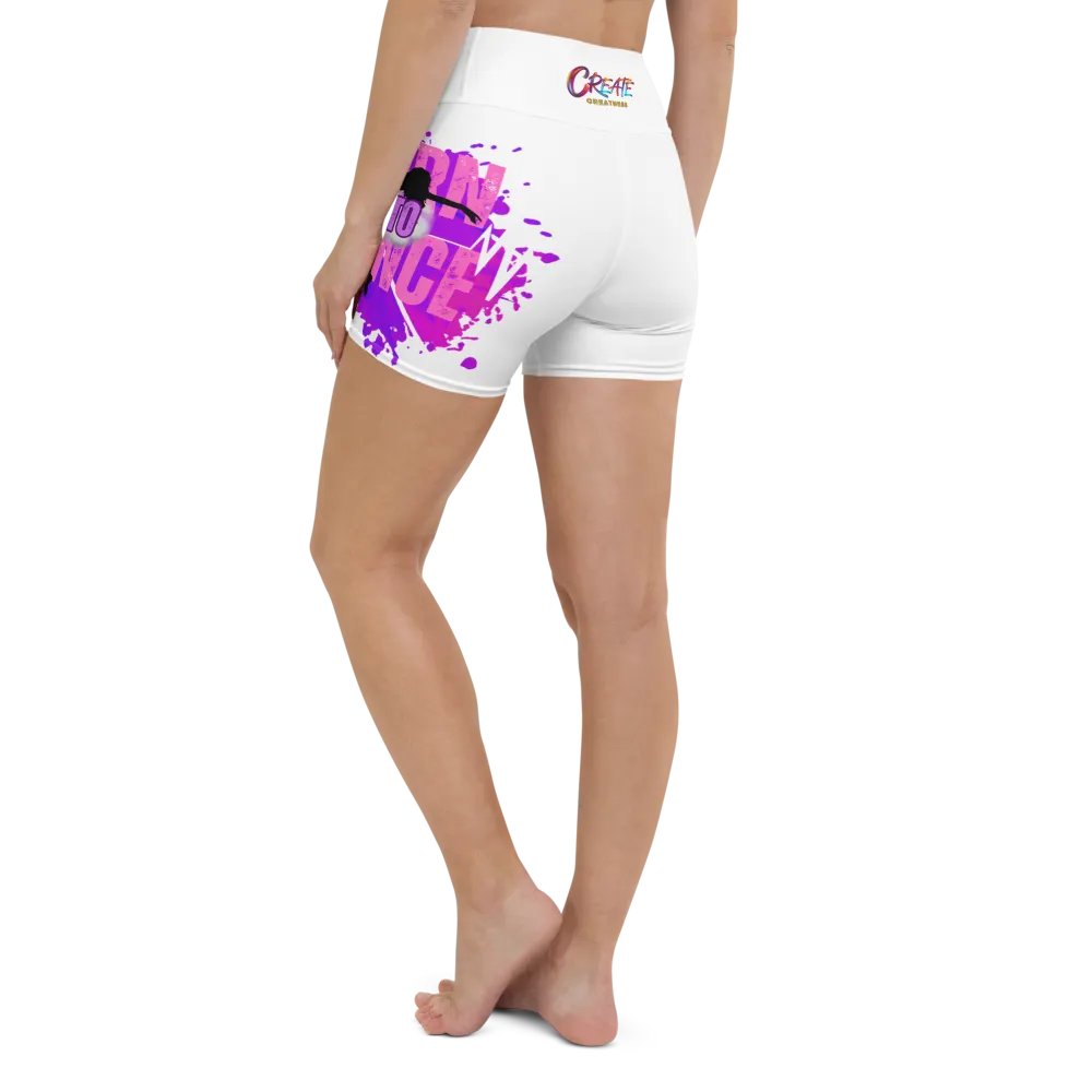 Energetic Born to Dance Her Silhouette Expression Shorts product image (1)