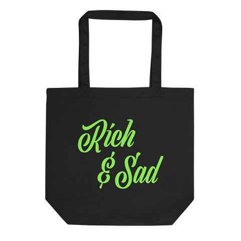 Rich & Sad Tote Bag - Black product image (1)