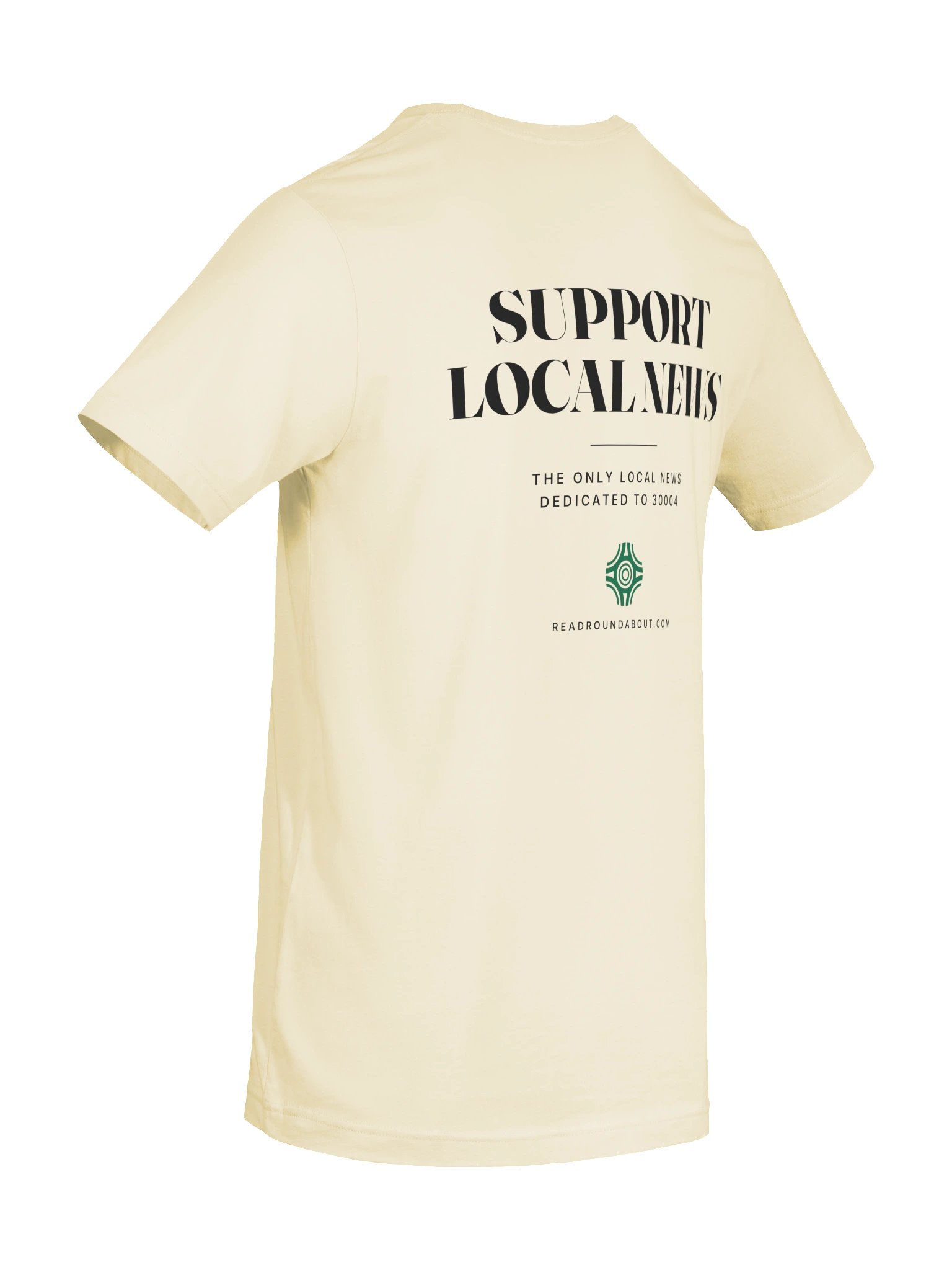 Support Local News Tee (Cream) product image (8)