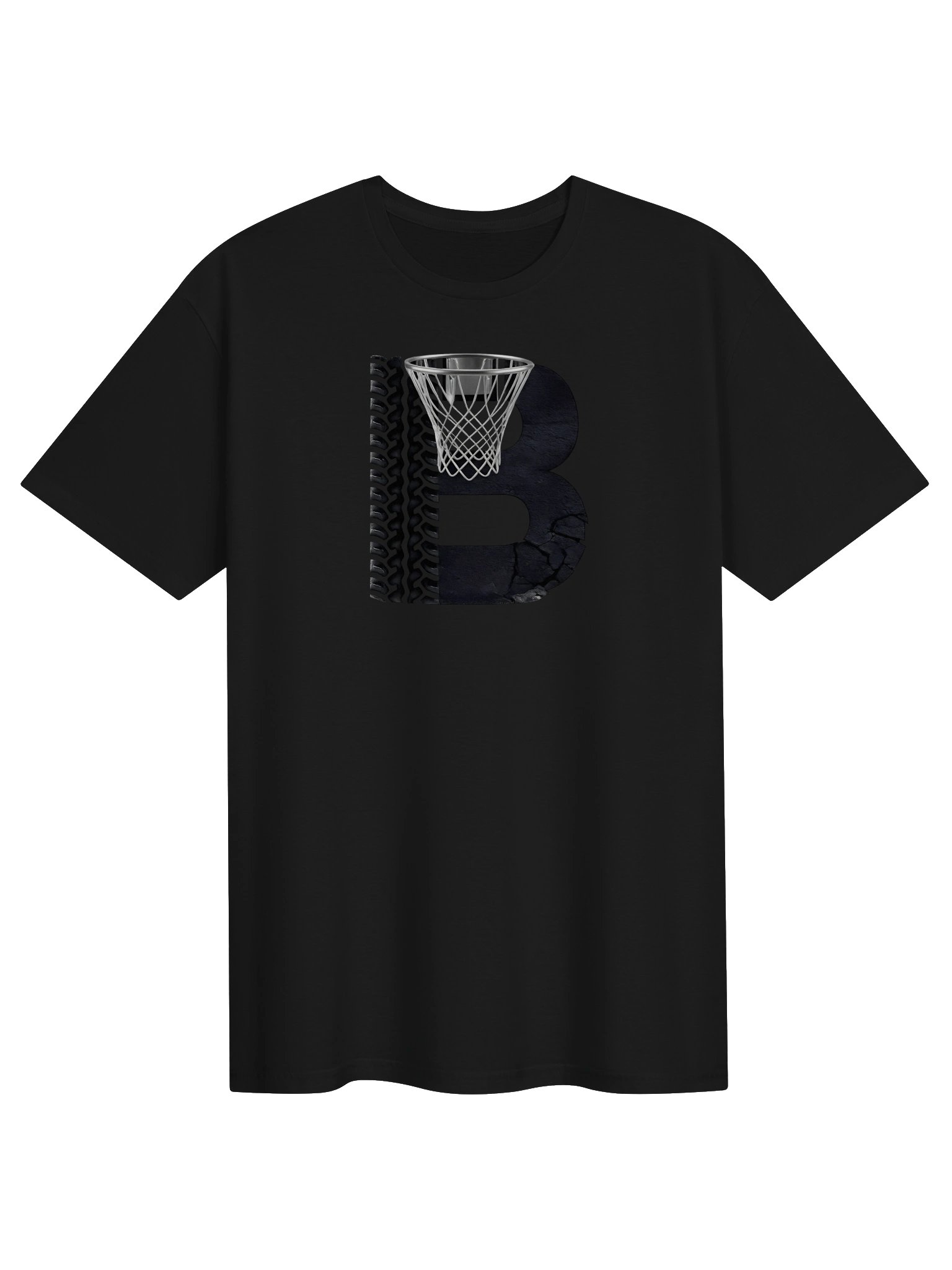 Cracked B Basketball Hoop Tee product image (1)