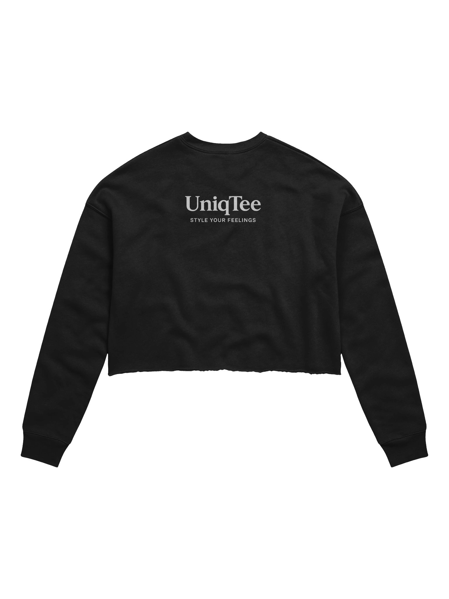 Cheerful Retro Sun Crop Top Sweatshirt product image (2)
