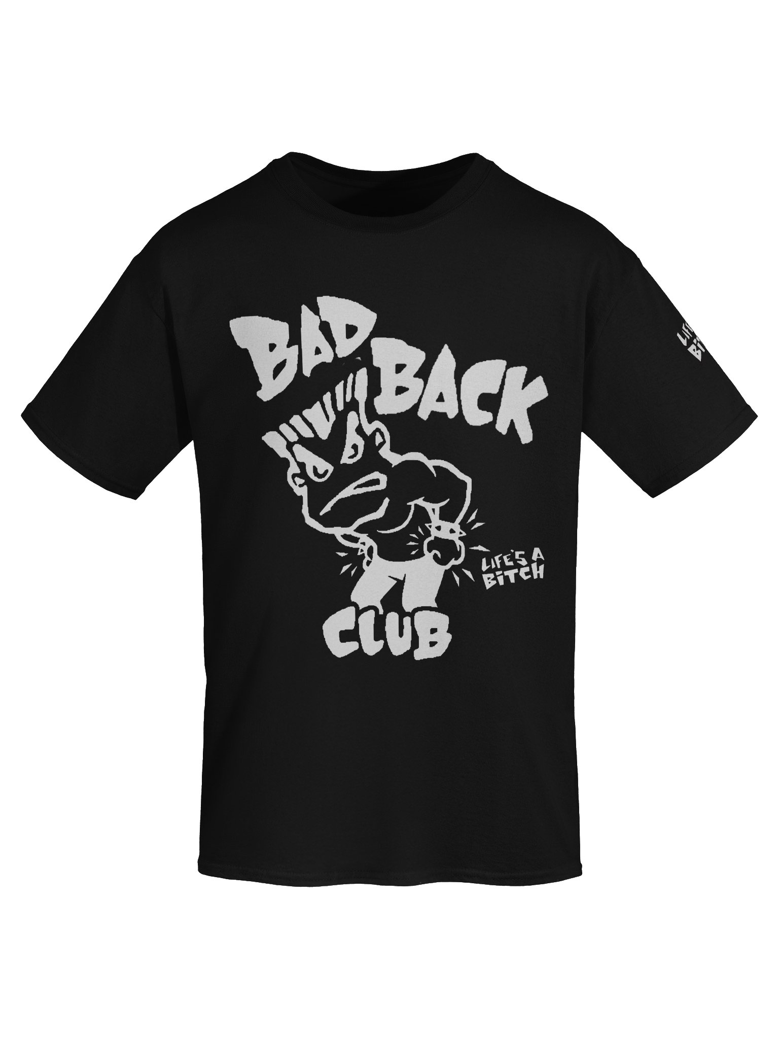 Bad Back Club - Black T Shirt product image (7)