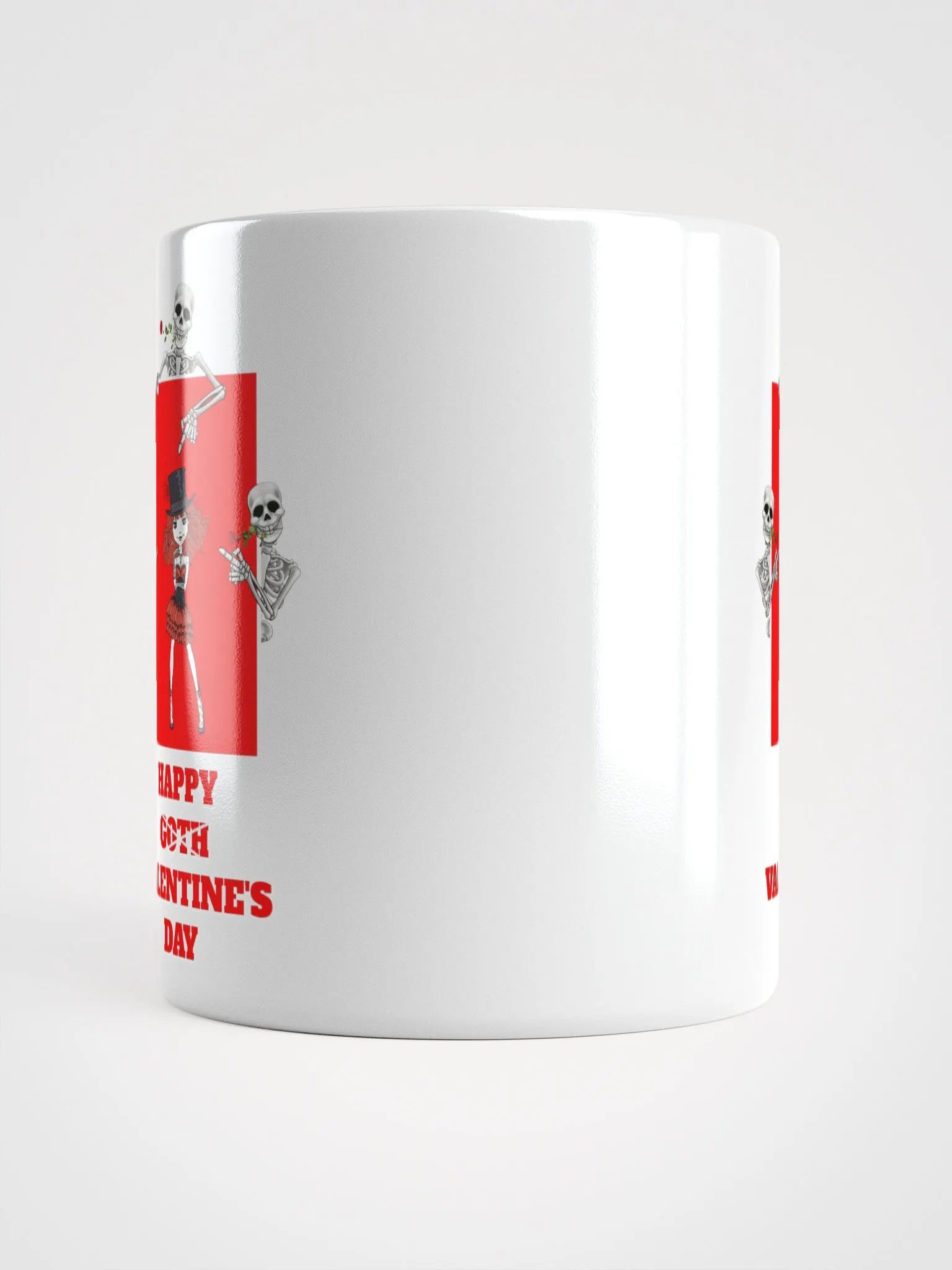 Happy Goth Valentine's Day White Mug product image (18)