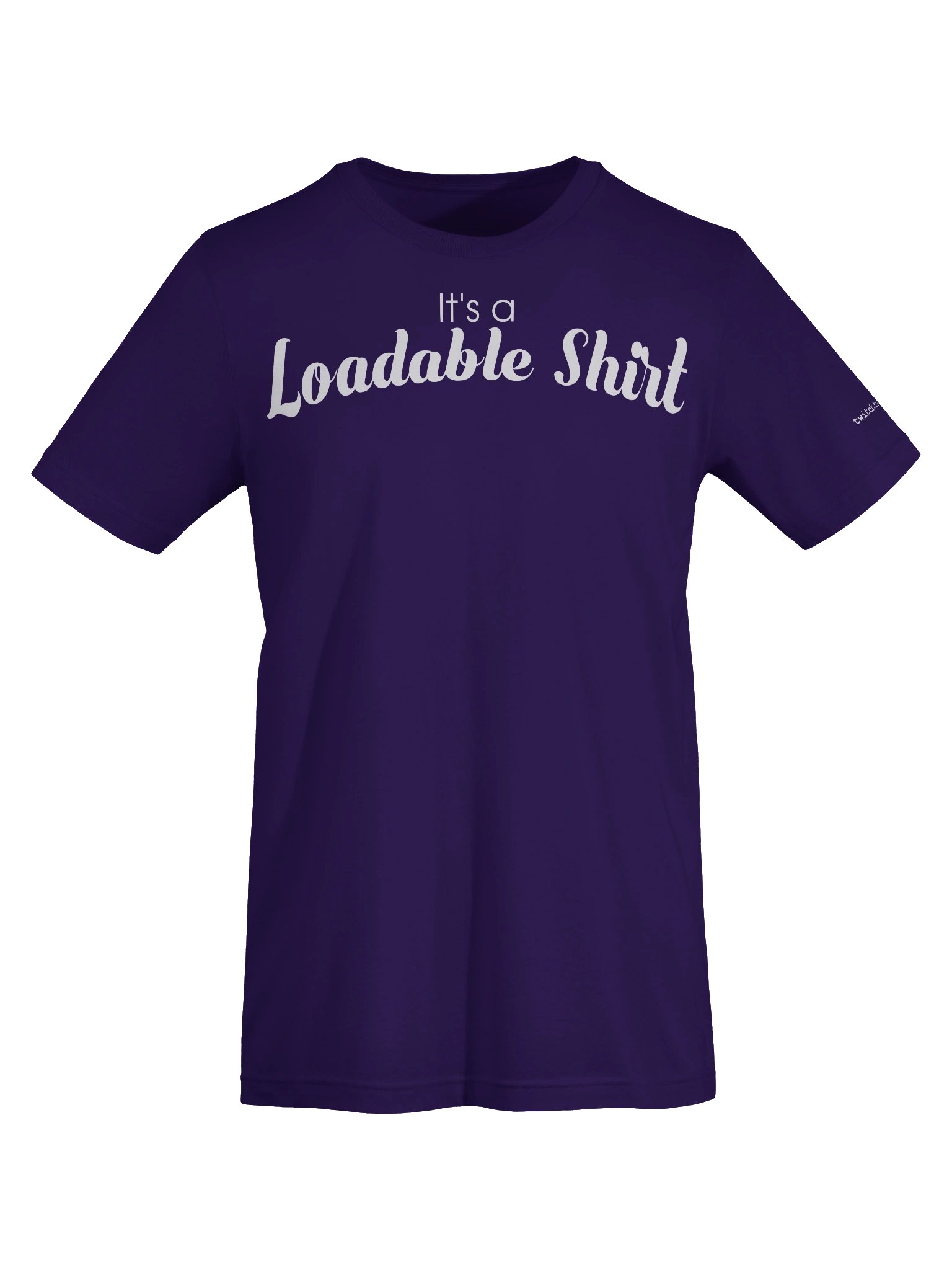 Loadable Shirt - script text product image (7)