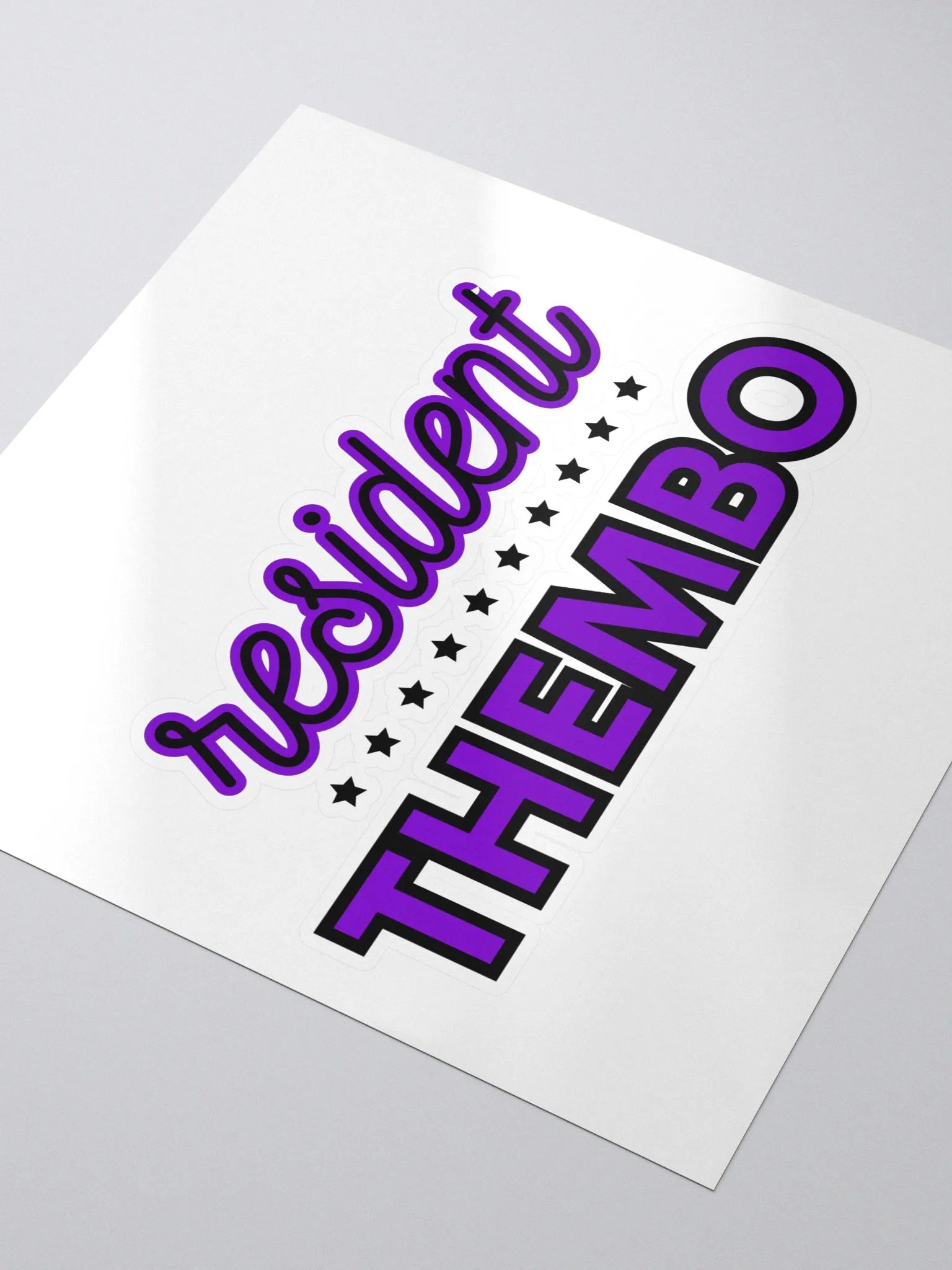 resident thembo sticker product image (3)