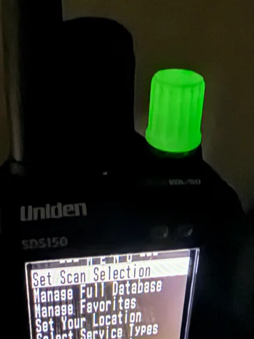 SDS150 "OG" Glow Knob (Compatible with Uniden® SDS150) product image (1)