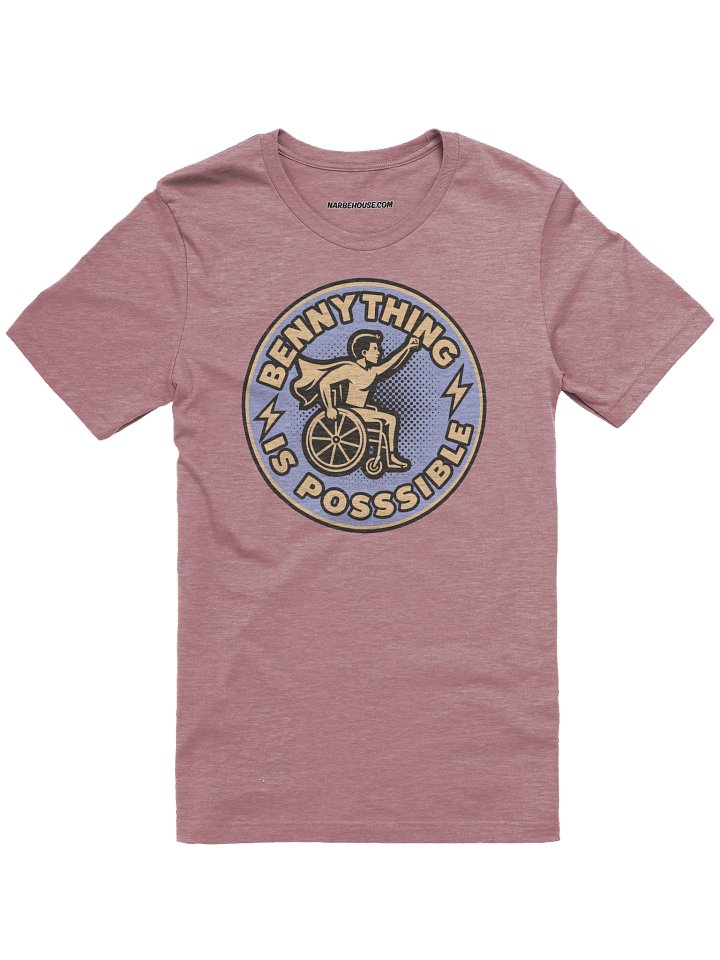 BENNYTHING Is Possible Light Logo Canvas T-Shirt [Unisex] product image (11)